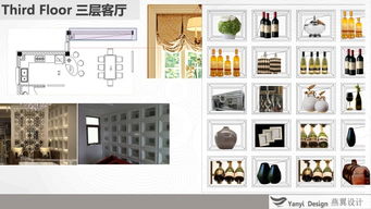 万科厦门新古典样板房软装平面版式 融合古典与现代的室内设计精品